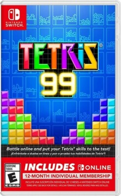 Tetris 99 + 12 Month Online Individual Membership
