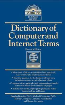 Dictionary of Computer and Internet Terms - Paperback - VERY GOOD