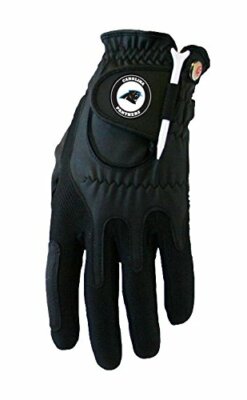 Zero Friction NFL Carolina Panthers Black Golf Glove, Left Hand