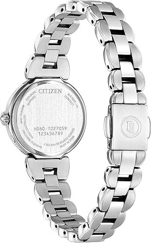 Pre-owned Citizen Es9470-50a Exceed Eco-drive Analog Watch Women Titania Happy Flight