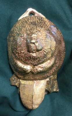BEAVER LARGE Door Knocker in Bronze
