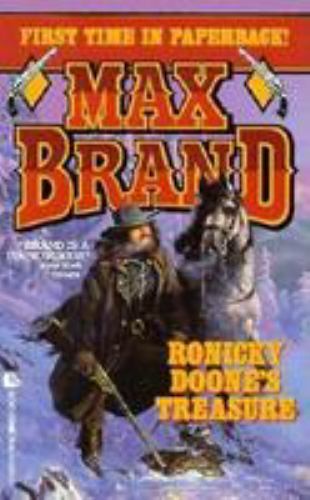 Ronicky Doone's Treasure by Max Brand (1995, Trade Paperback) for sale ...