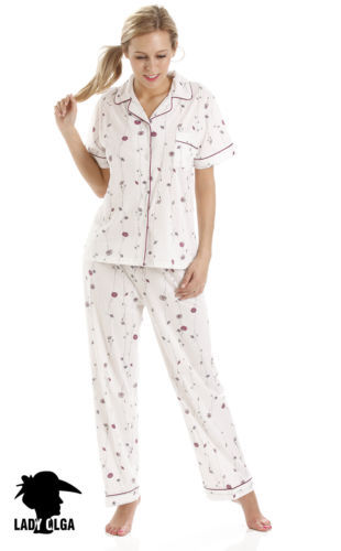 EX Seasalt Womens Navy Floral Cotton Setting Sun Pyjamas Sizes 8 22 eBay
