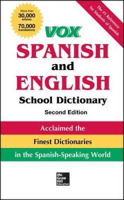 VOX Spanish and English School Dictionary, Hardcover, 2nd Edition (Vox Di - GOOD