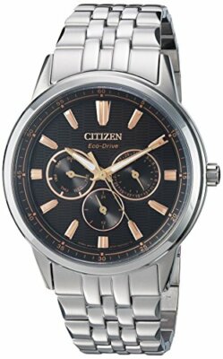 Мужские часы Citizen BU2070-55E Corso Eco-Drive с черным циферблатом диаметром 44 мм и датой