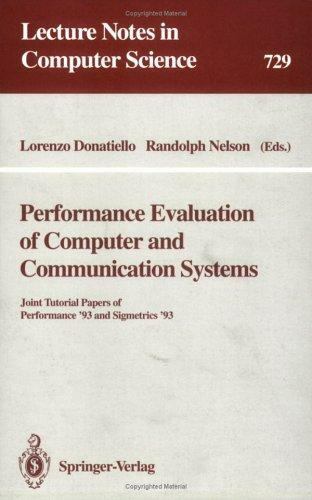 Lecture Notes in Computer Science Ser.: Performance Evaluation of ...