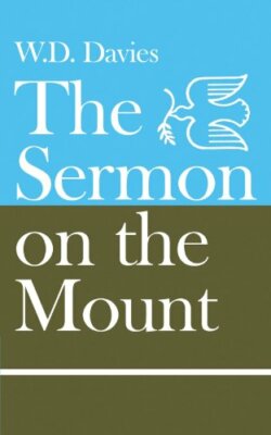 The Sermon on the Mount by Davies, W. D. Paperback Book The Fast Free Shipping