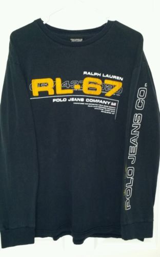Ader Error Sig; TRS Tag Long Sleeve Polo T-Shirt 04 Dark