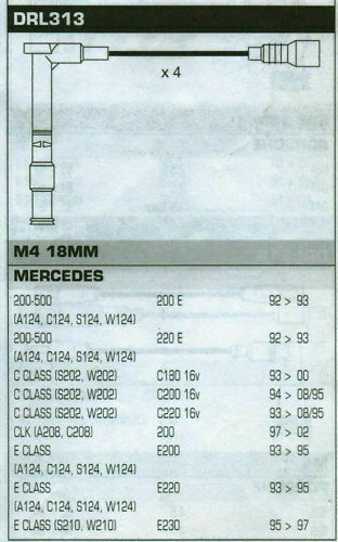 Mercedes-Benz Genuine OEM Car Ignition Leads & Wires