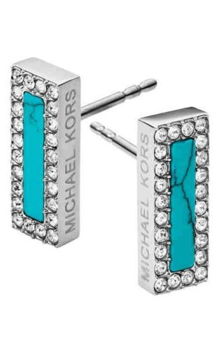 Michael kors turquoise earrings sales