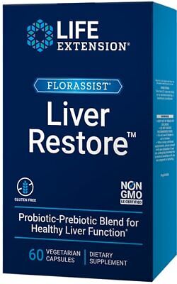 Life Extension FLORASSIST Liver Restore, 60 Vegetarian Caps Lactobacillus