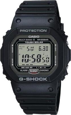Pre-owned Casio With Tags  G-shock Gw-5000u-1jf Black Solar Radio Digital Men's Watch