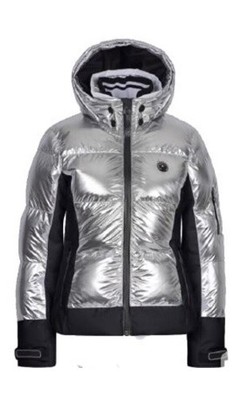 SPORTALM SPORTALM SKI-WINTERJACKE COORIS SILBER - SCHWARZ