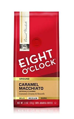 Eight O'Clock Ground Coffee, Caramel Macchiato, 11 Ounce