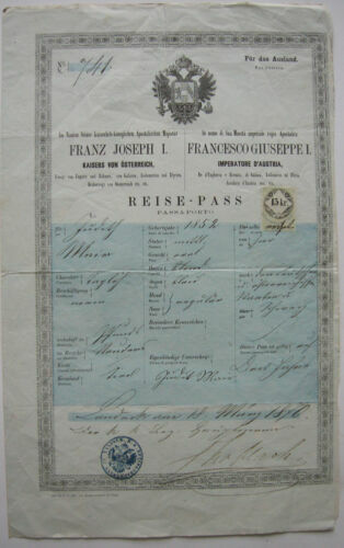 Reisepässe (bis 1945) für Sammler 