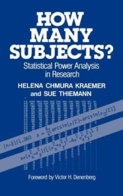 How Many Subjects: Statistical Power Analysis in Research - ACCEPTABLE