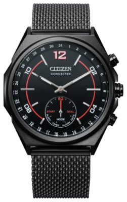 New Citizen Connected Eco-Diver ST Steel Black Dial Men's Watch CX0005-78E