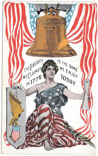 Vintage Patriotic American Flag 1907 Postcard JC22 | eBay