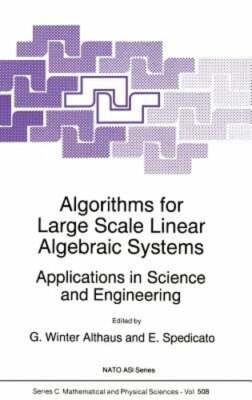 Algorithms for Large Scale Linear Algebraic Systems:: Applications in Science
