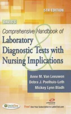 Davis's Comprehensive Handbook of Laboratory and Diagnostic Tests With Nu - GOOD