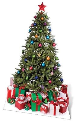 Christmas Tree Cardboard Cutout Fun Figure 190cm Tall -Great for your Party