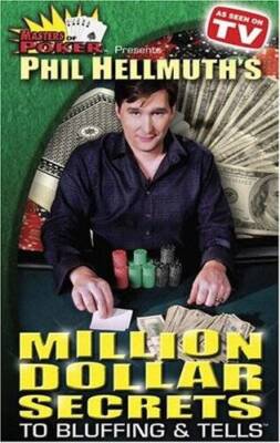 Phil Hellmuth's Million Dollar Secrets to Bluffing & Tells - DVD - VERY GOOD