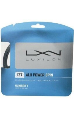 Luxilon 127 ALU Power Spin Big Banger Tennis String 16g | 2 Pack | Free Ship