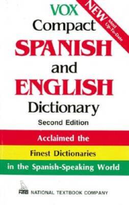 Vox Compact Spanish and English Dictionary - Hardcover By Vox - ACCEPTABLE