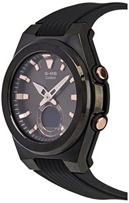Pre-owned Casio Analog-digital Black Dial Women's Watch-msg-c150g-1adr