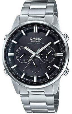 Pre-owned Casio Lineage Liw-m700d-1ajf Multiband 6 Solar Radio Men's Watch In Box