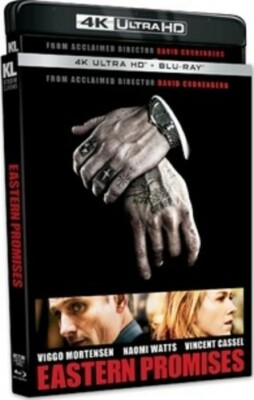 EASTERN PROMISES 4K Ultra HD UHD + Blu-ray with slipcover