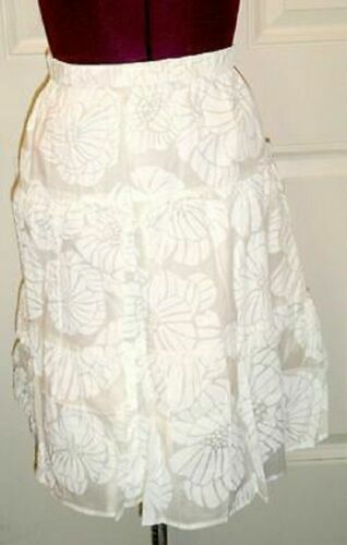 Vermeil par iena Cotton Long Skirt White Pockets Japan Made