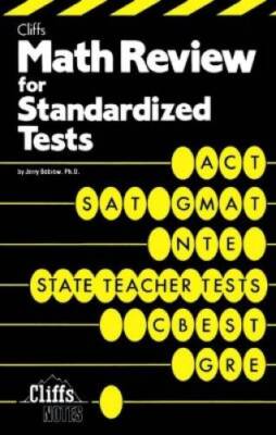 Math Review For Standardized Tests (Cliffs Test Prep) - Paperback - GOOD