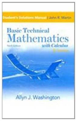 Student Solutions Manual for Basic Technical Mathematics with Calculus,  - GOOD