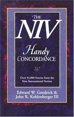 Niv Handy Concordance, Kohlenberger, John R., III