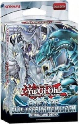 YuGiOh Saga of Blue-Eyes White Dragon Structure Deck Unlimited Edition Sealed
