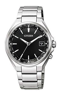 Pre-owned Citizen Attesa Eco-drive Cb1120-50e Solar Radio Men's Watch 2019 Silver