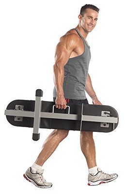 Flat Weight Bench Dumbbell Workout Portable Foldable 