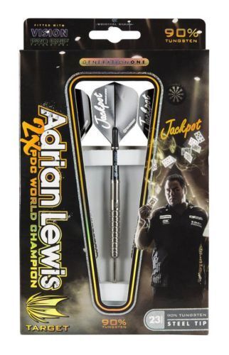 Adrian Lewis Generation 4 90% Tungsten Steel Tip Darts by Adrian Lewis Generation 4 90% Tungsten Steel Tip Darts by