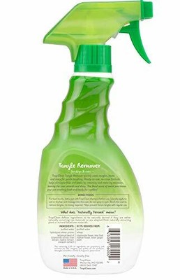TropiClean Sweet Pea Tangle Remover Spray for Pets, 16oz - Detangler for Pets...