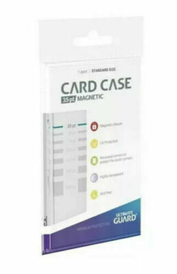 New Ultimate Guard 35pt One-Touch Magnetic Holder Diamond Corners UV Protection