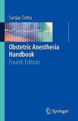 Obstetric Anesthesia Handbook by MD Datta, Sanjay: Used