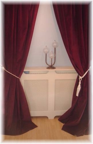 Curtains Ideas curtains cardiff : Pair Wine Red Velvet Curtains | in Llanedeyrn, Cardiff | Gumtree