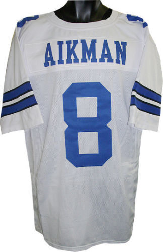 Troy Aikman Jersey White Dallas | S-5XL Unsigned Custom Sewn