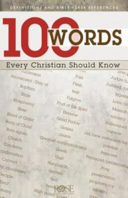 100 Words Every Christian Should Know Rose Publishing pamphlet Used - Very Good