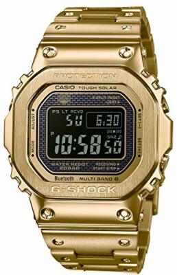 Pre-owned Casio G-shock Watch Gmw-b5000gd-9jf Connected Radio Solar Gold From Japan