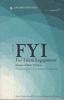FYI For Talent Engagement: Drivers of Best Practice - Paperback - VERY GOOD