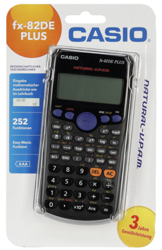 Casio FX 82 DE Plus NEU OVP Wissenschaftliche Taschenrechner - KEIN REFRESH 