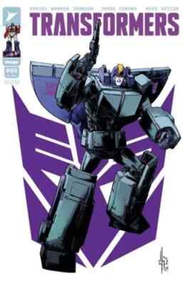 Transformers #8 -2nd Printing Variant Cover Astrotrain - Image Comics 2024