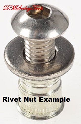 Rivet Nut Threaded Inch Aluminum riv nut Assortment Home & Shop 5 Sizes & 10/32s